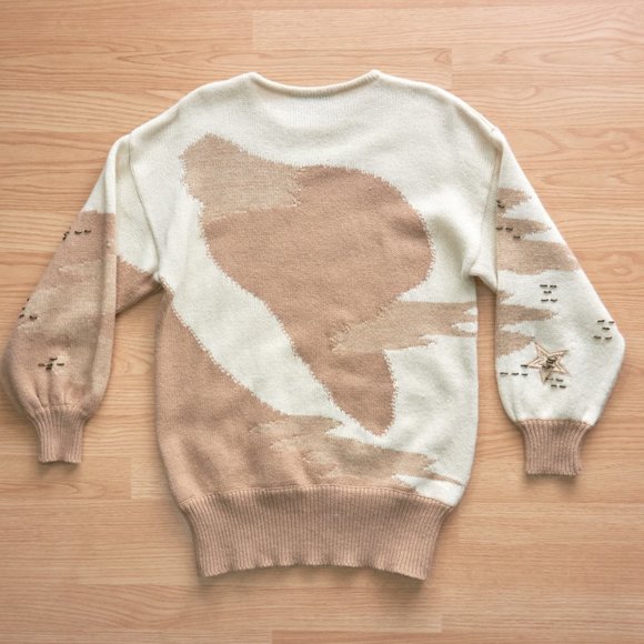 Vintage 80s Escada by Margaretha Ley Women's Wool Mohair Sweater, Size L - Picture 10 of 11